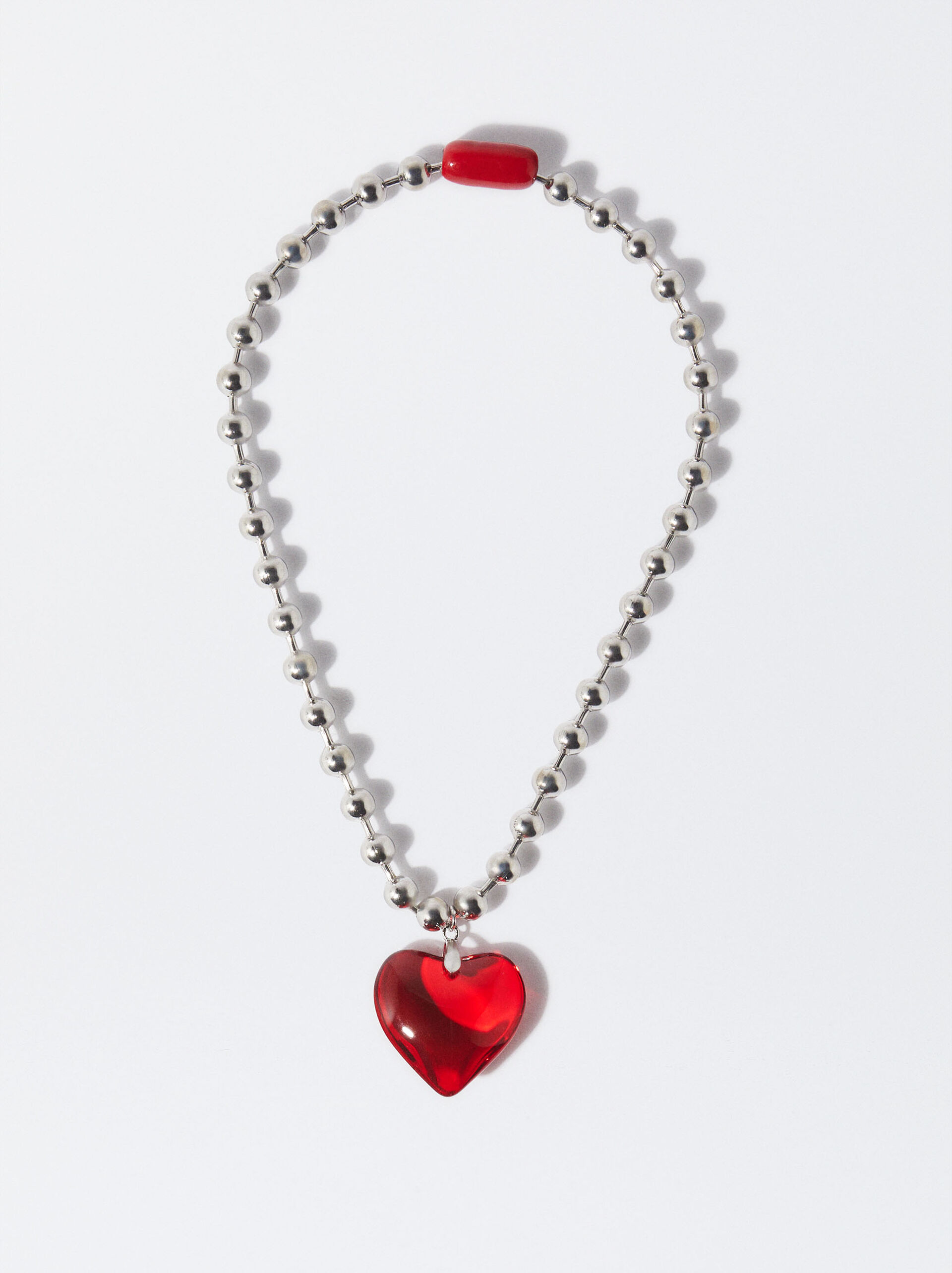 Necklace With Crystal Heart image number 0.0