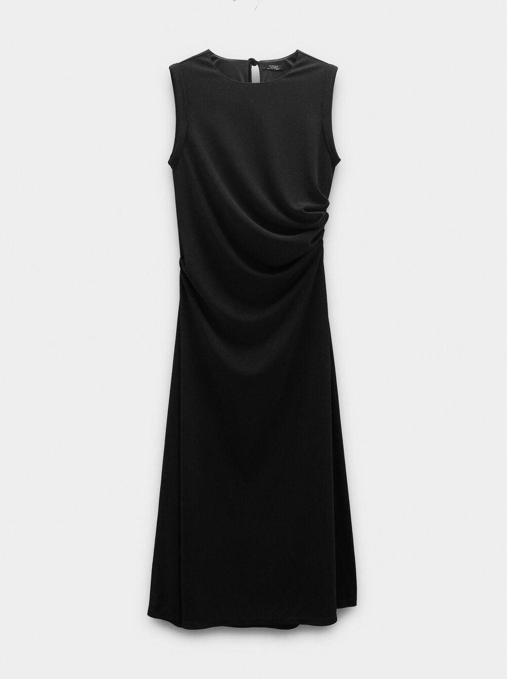 Midi dress with draped