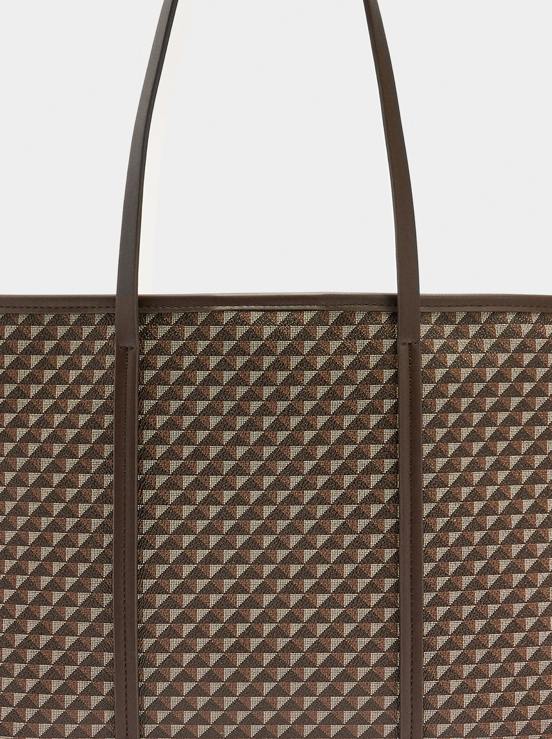 Bolso shopper estampado con bolsa extraíble image number 6.0