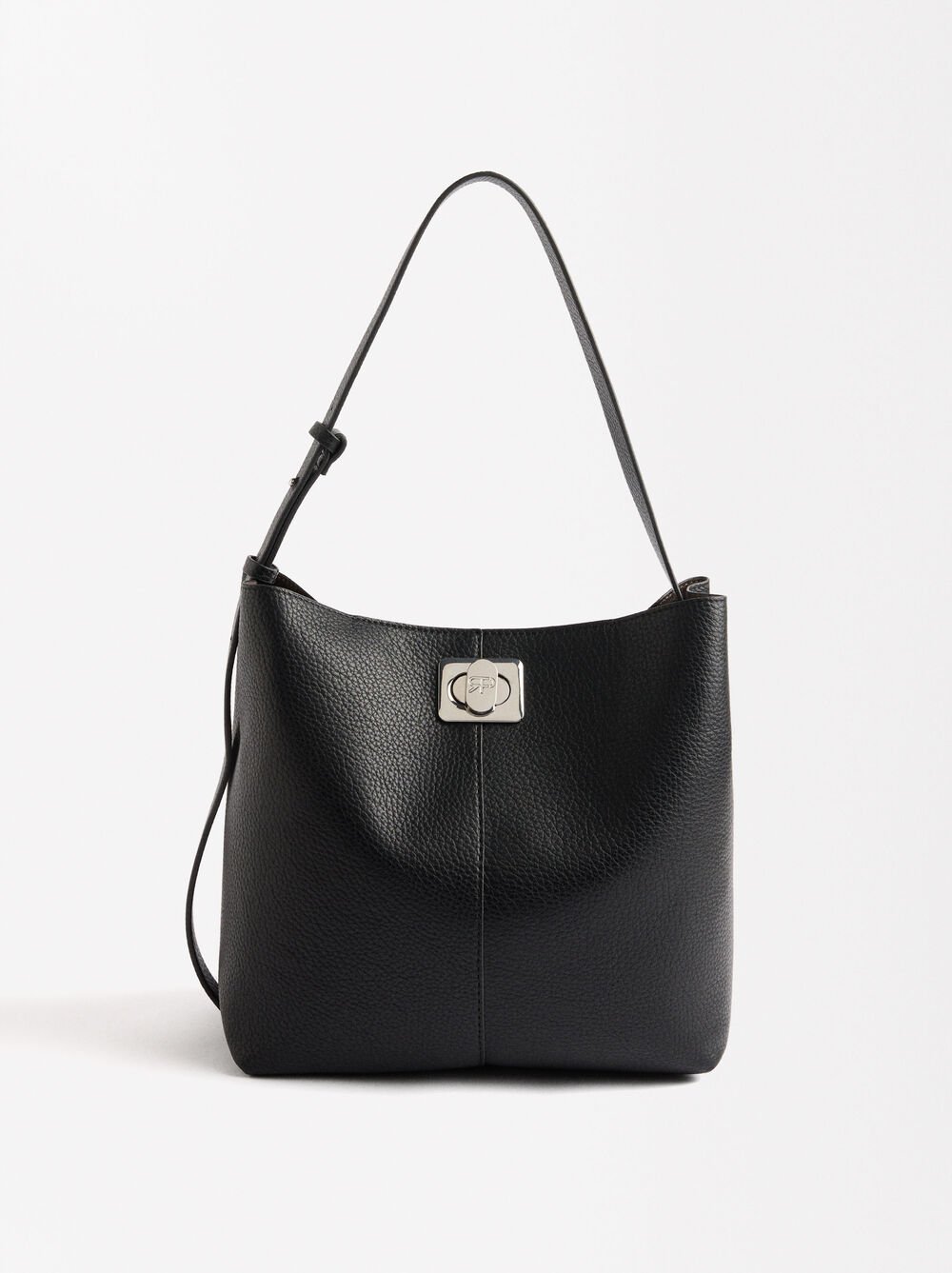 Shoulder bag with removable bag