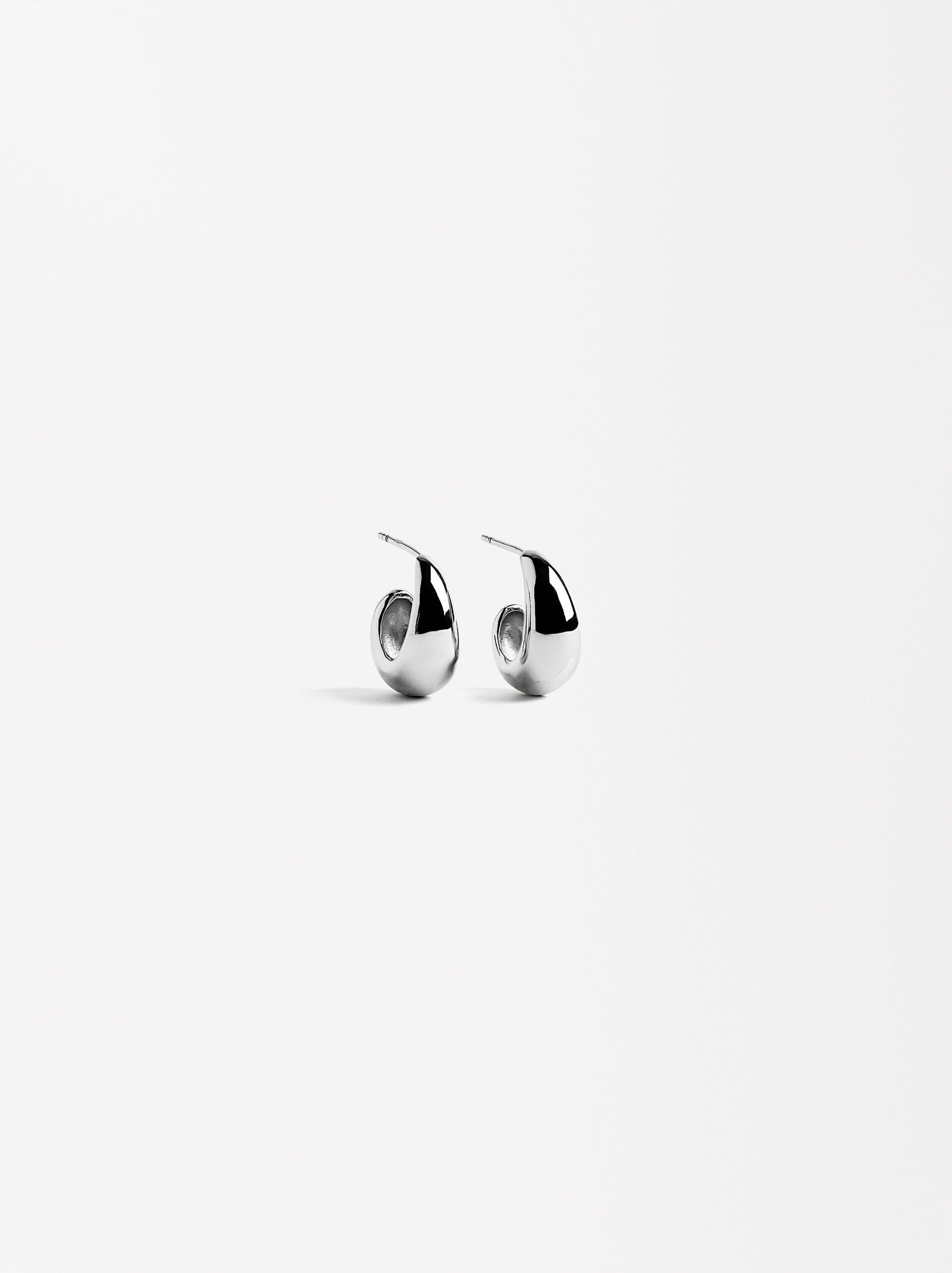 Oval earrings - 925 sterling silver image number 0.0