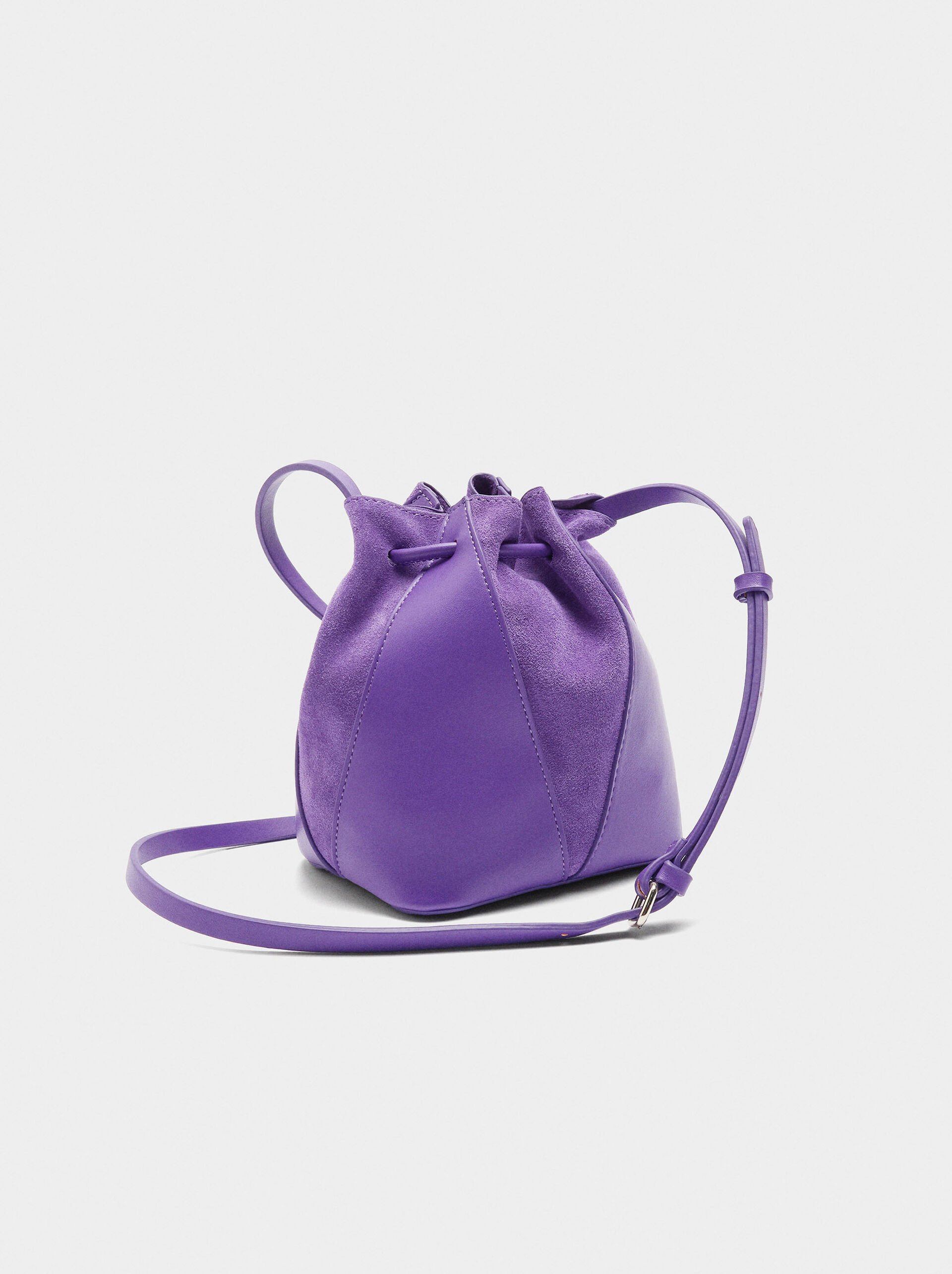 Bucket bag with leather S image number 3.0