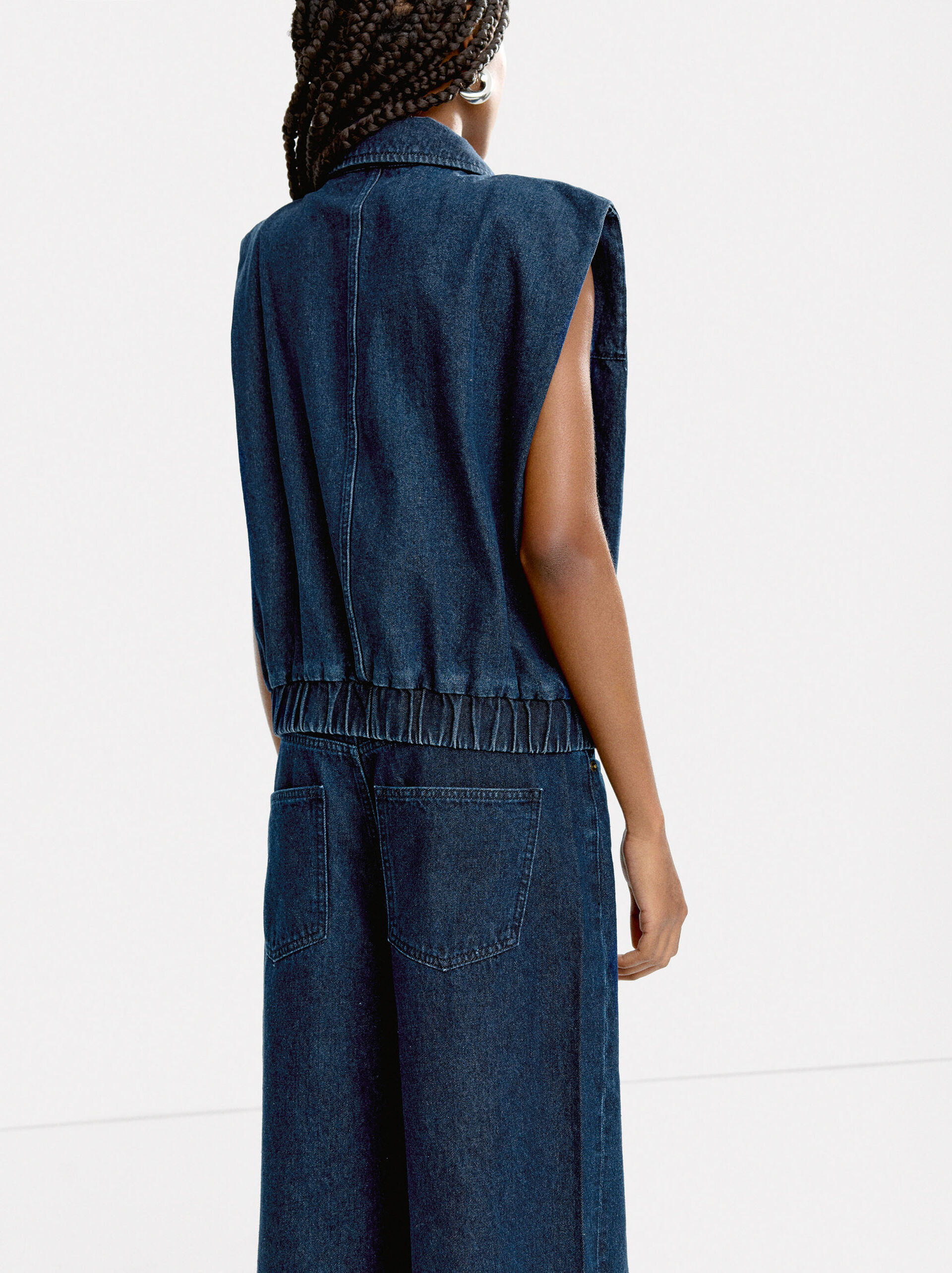 Gilet denim image number 4.0