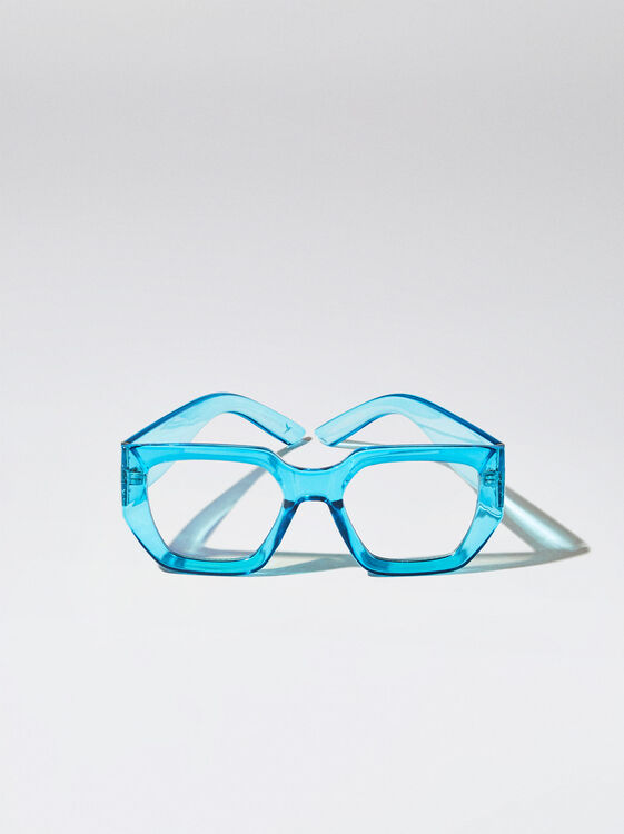 Okulary Z Filtrem Światła Niebieskiego, Niebieski, hi-res
