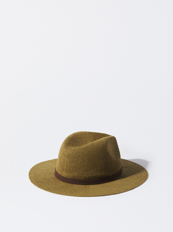 Knit Hat, Khaki, hi-res