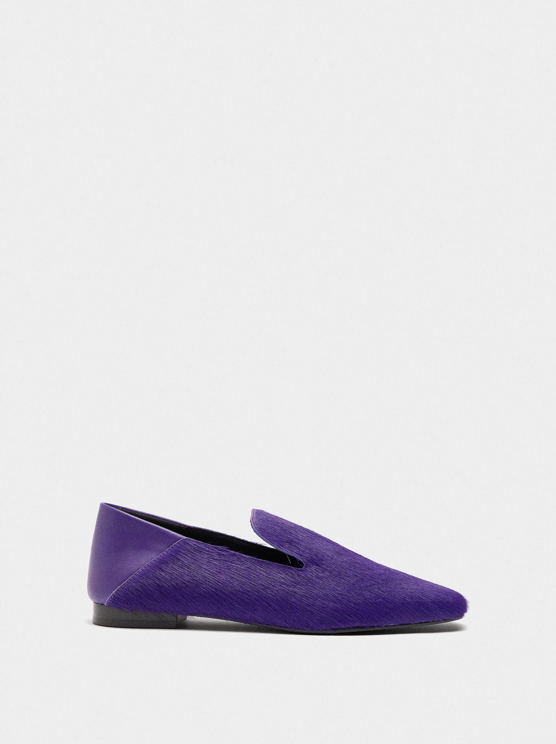 Chaussures plates en cuir image number 1.0