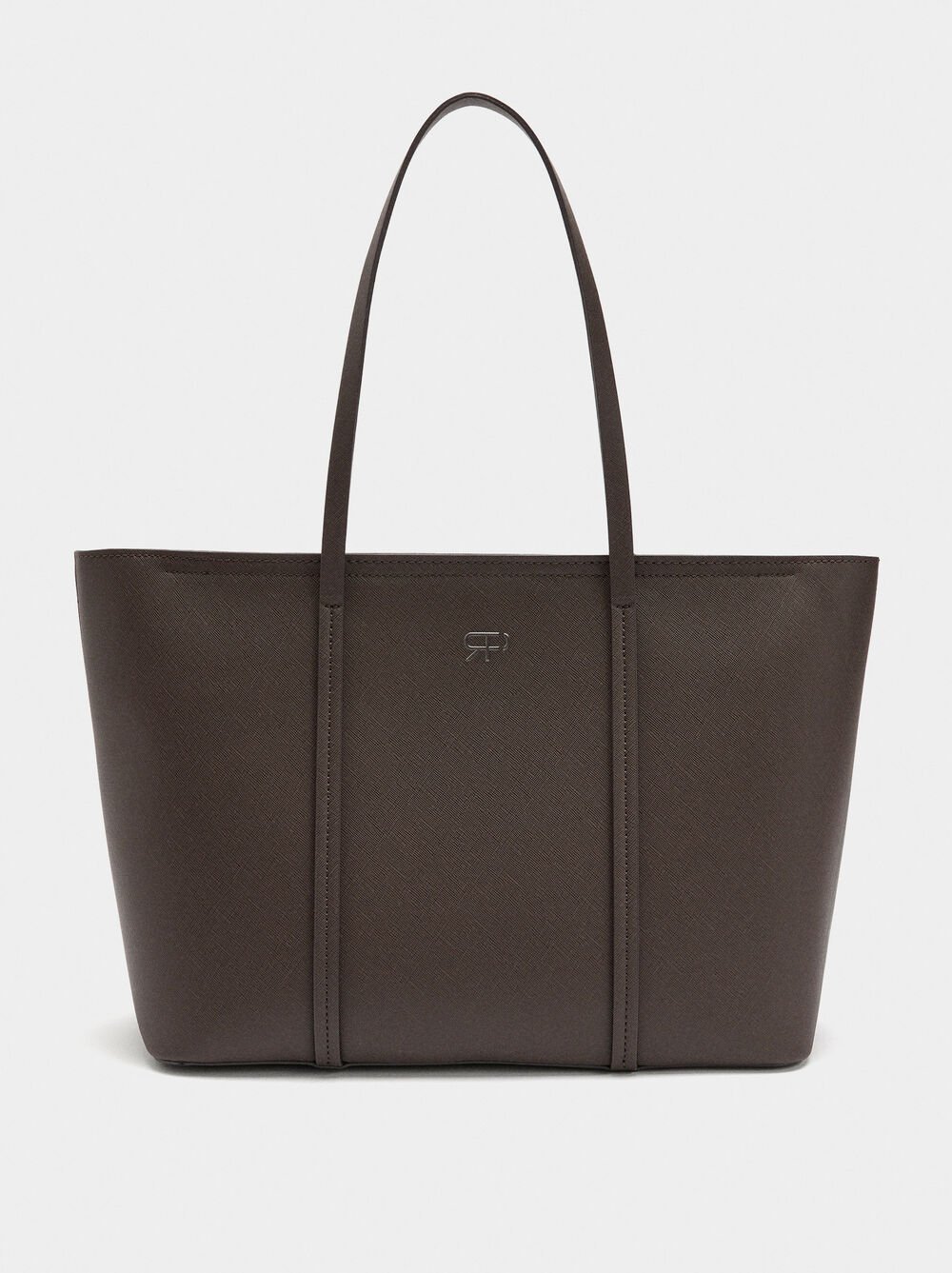 Shopper bag with zipper