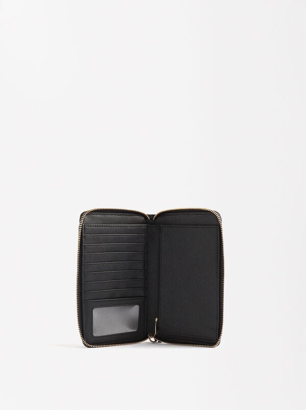 Patchwork design mobile phone bag