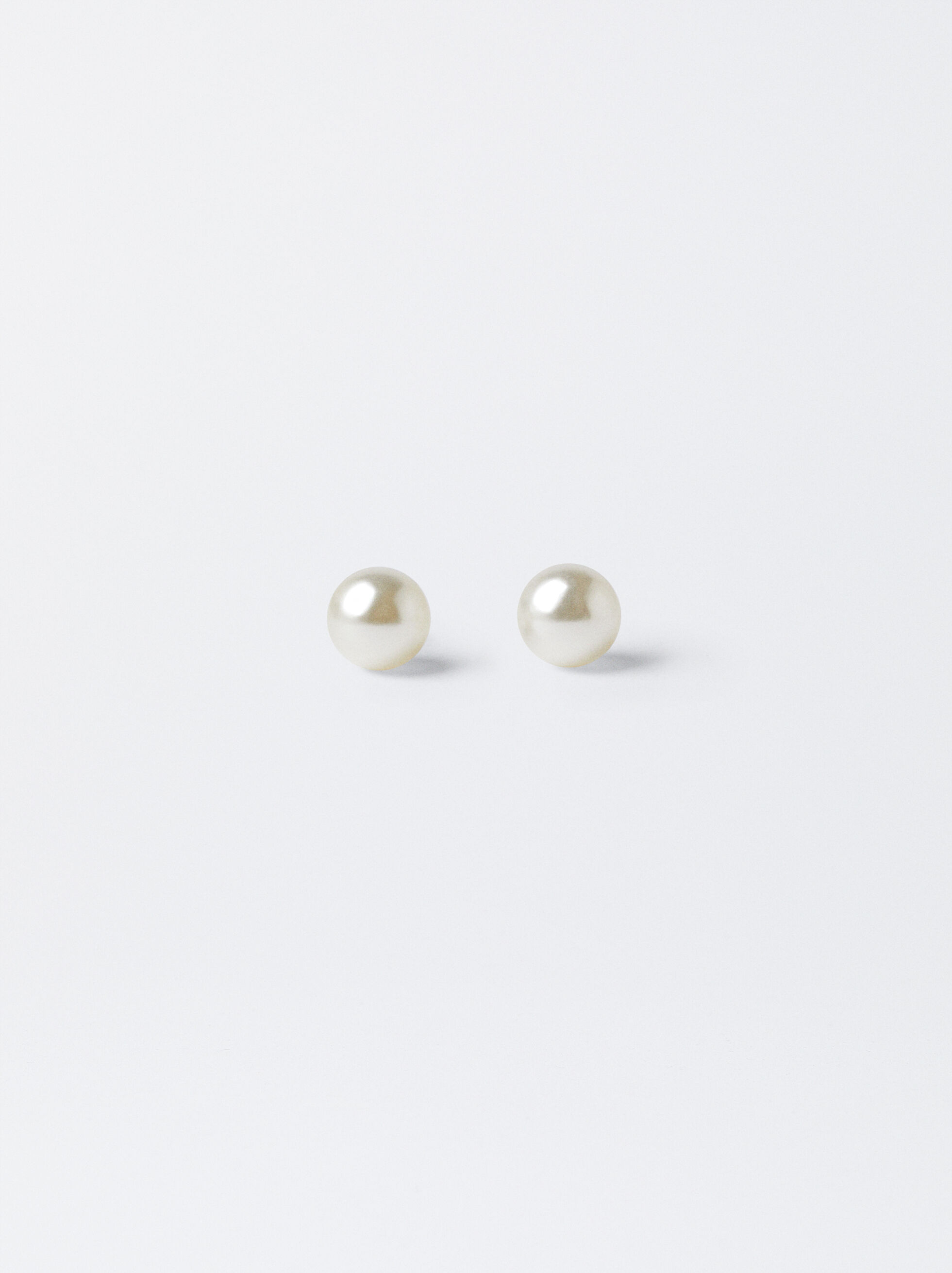 Faux cheap pearl studs