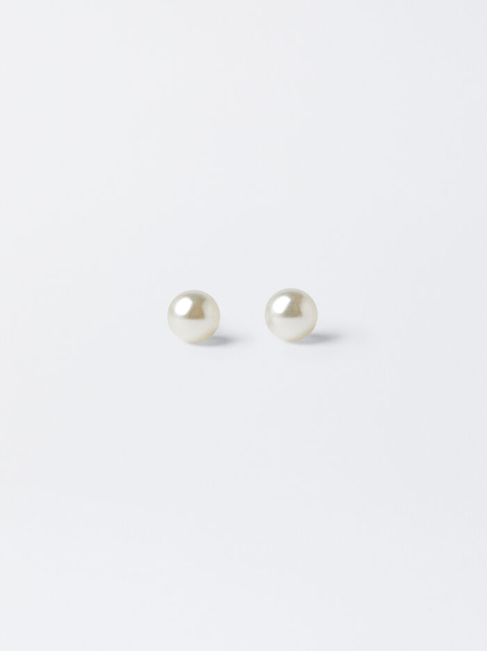 Faux Pearl Studs image number 0.0