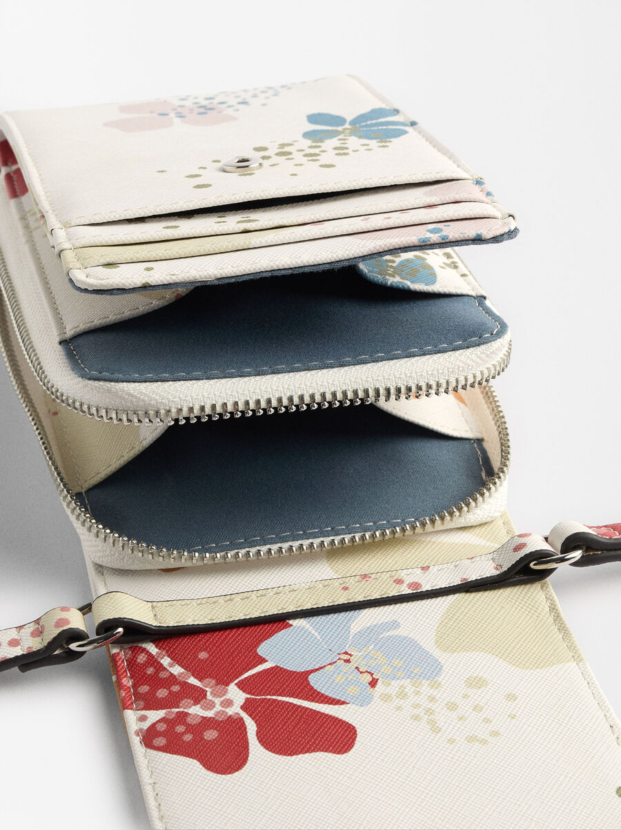 Floral print mobile phone case
