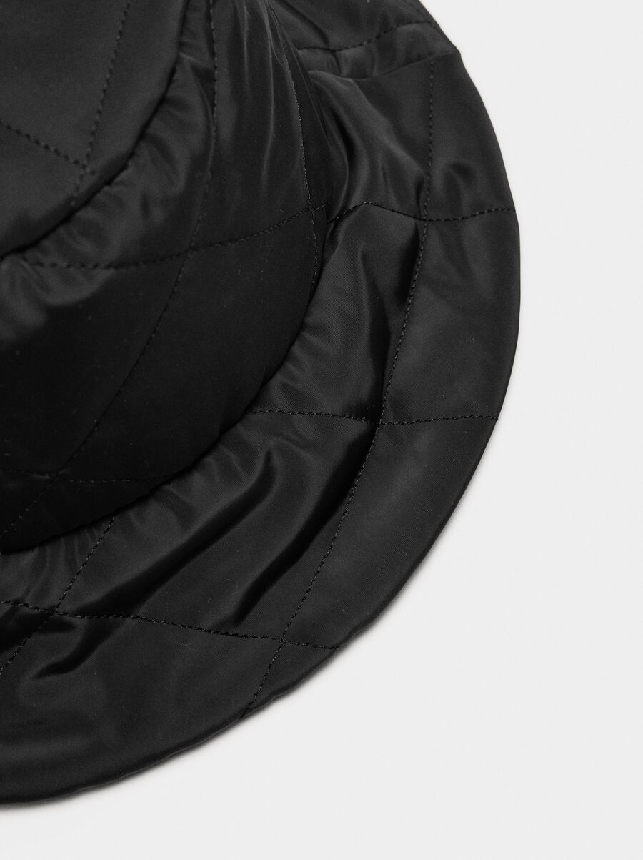 Nylon padded bucket hat