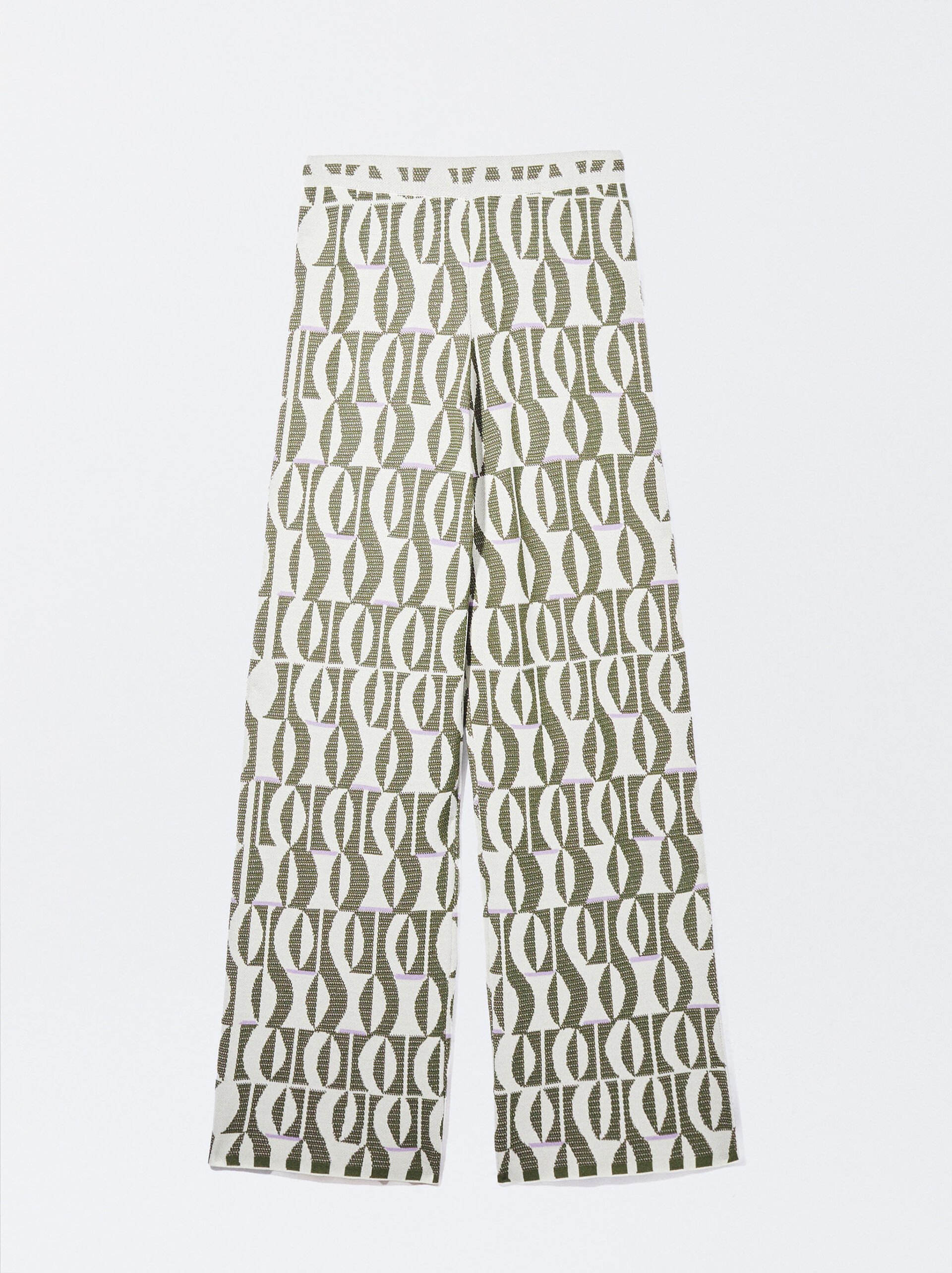Jacquard Knit Trousers image number 5.0