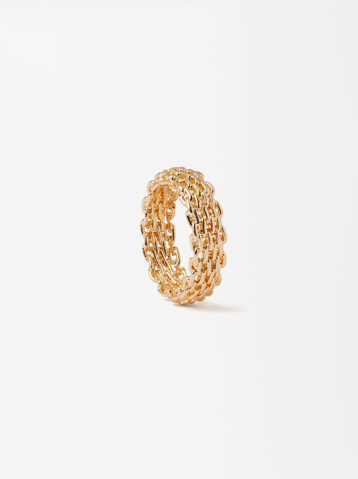 Golden Link Ring