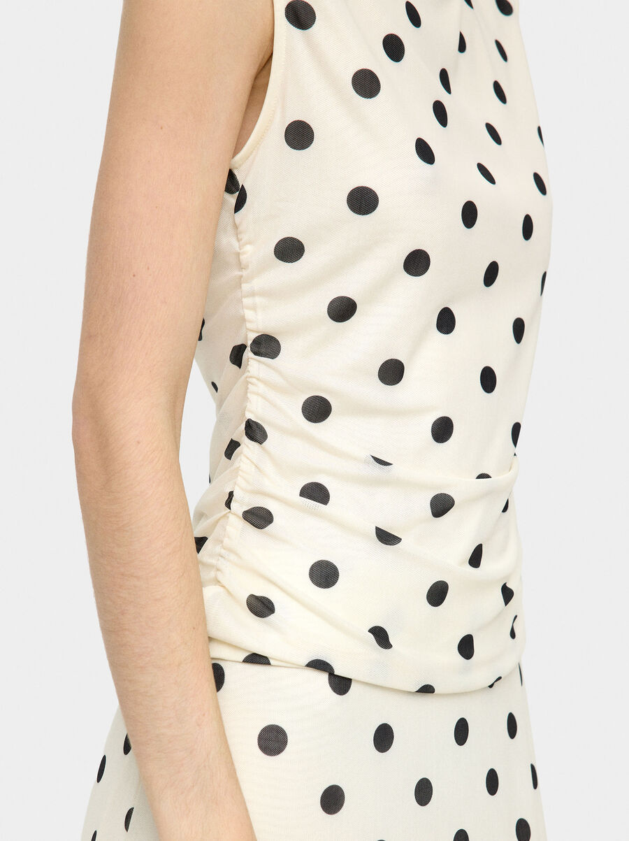 Top with polka dots