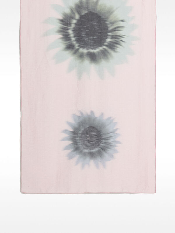 Floral print scarf