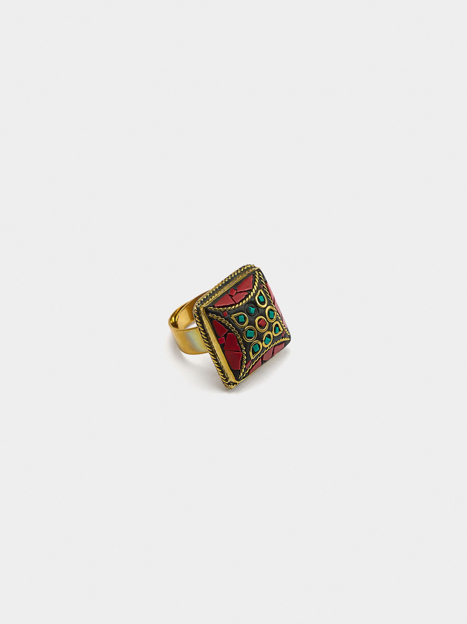 Ethnic square ring image number 2.0