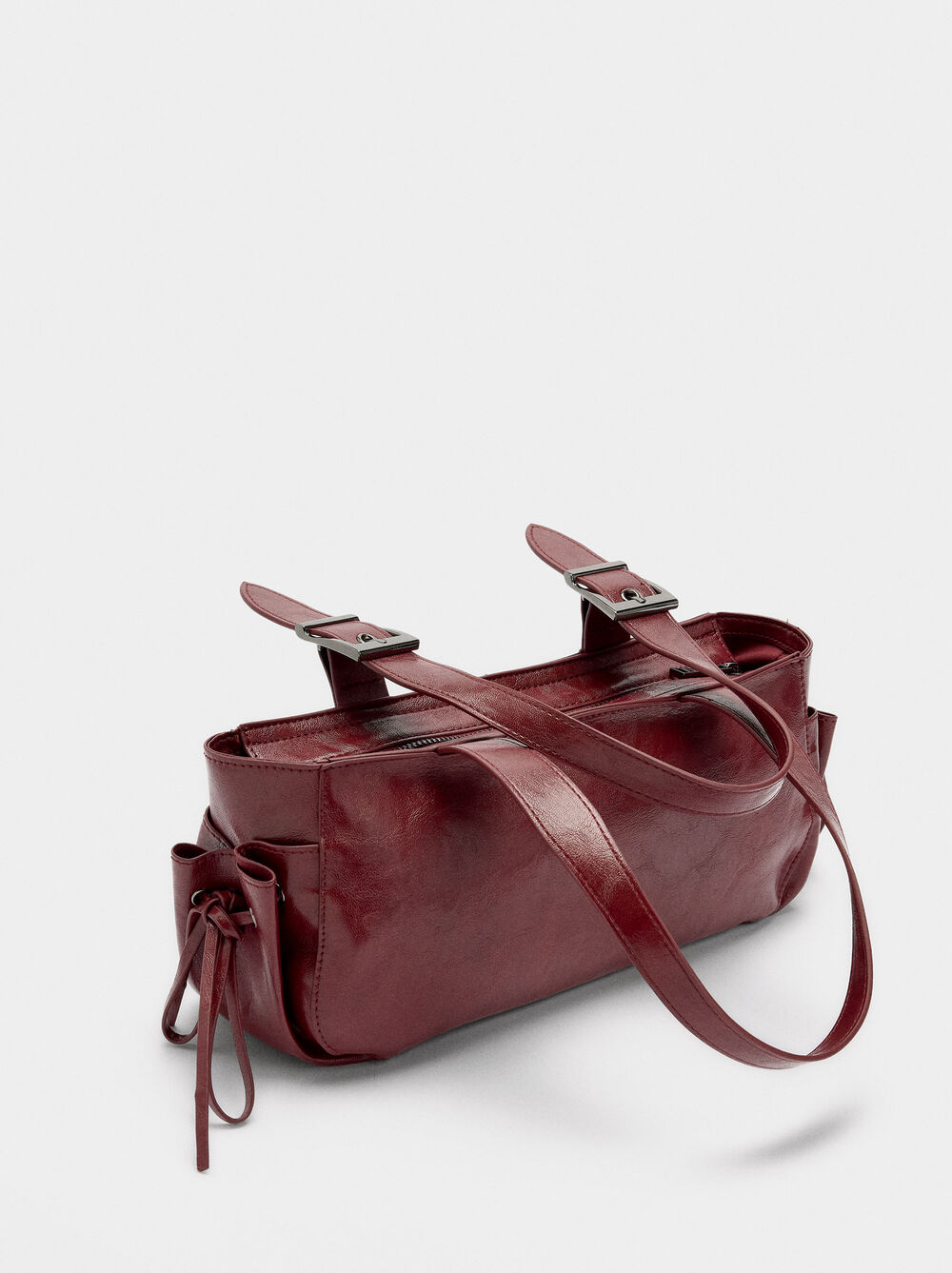 Sac à l'épaule effet craquelé