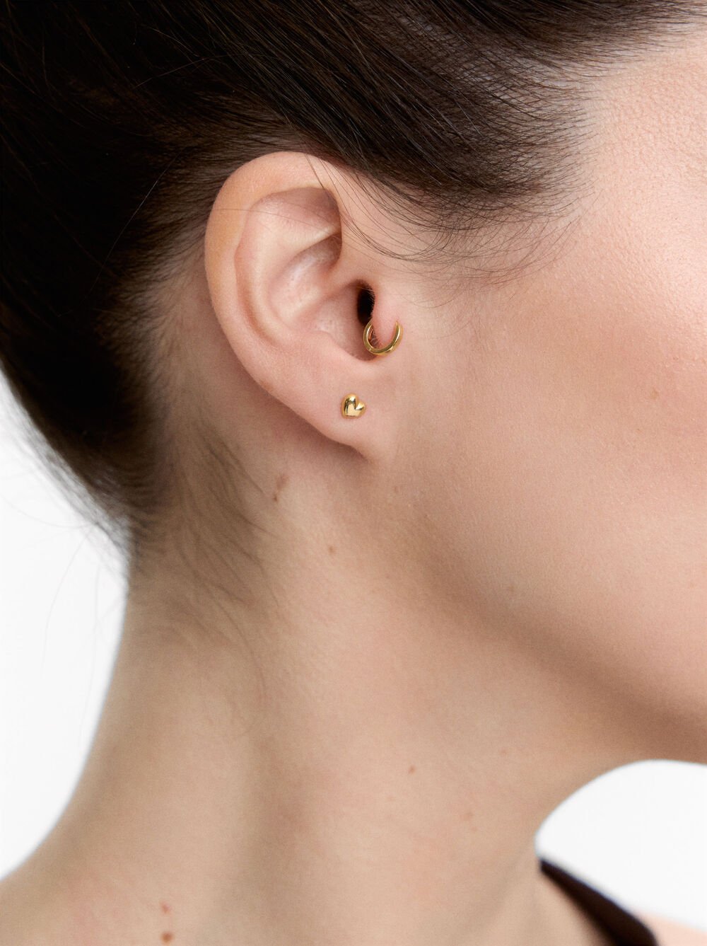 Set of earrings with zircons - 925 sterling silver