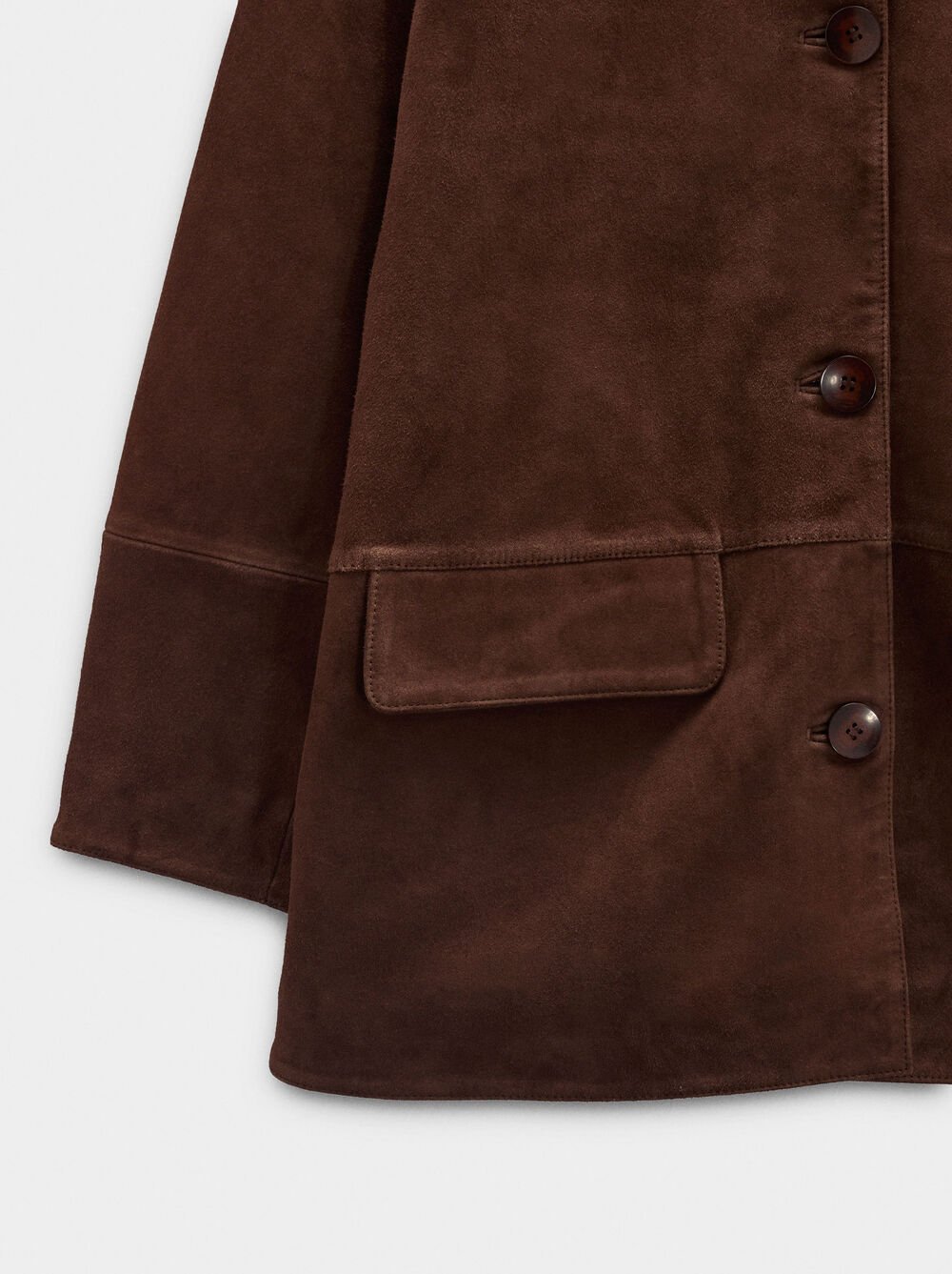 Leather jacket with pockets