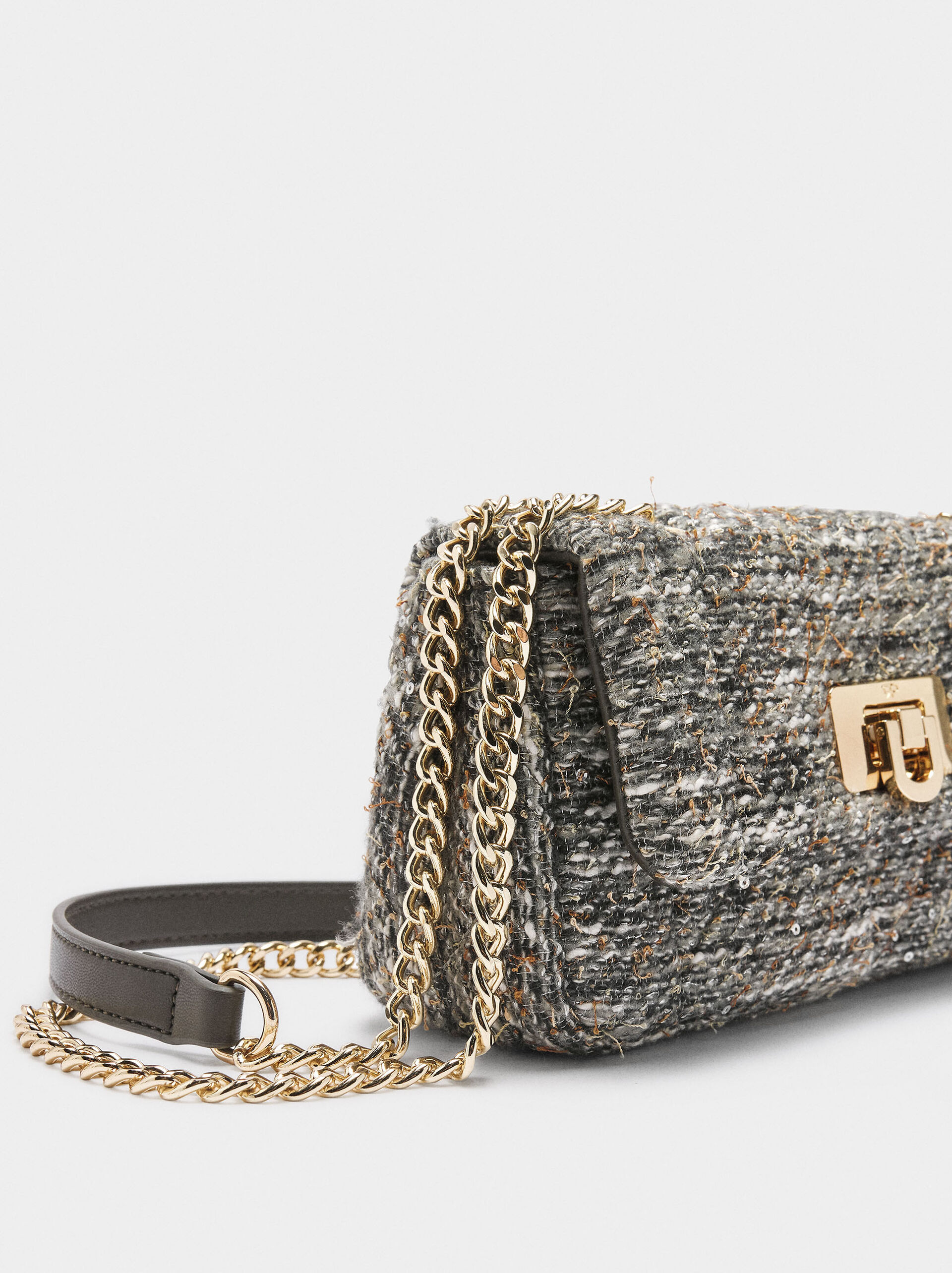 Sac de fête en tweed image number 2.0