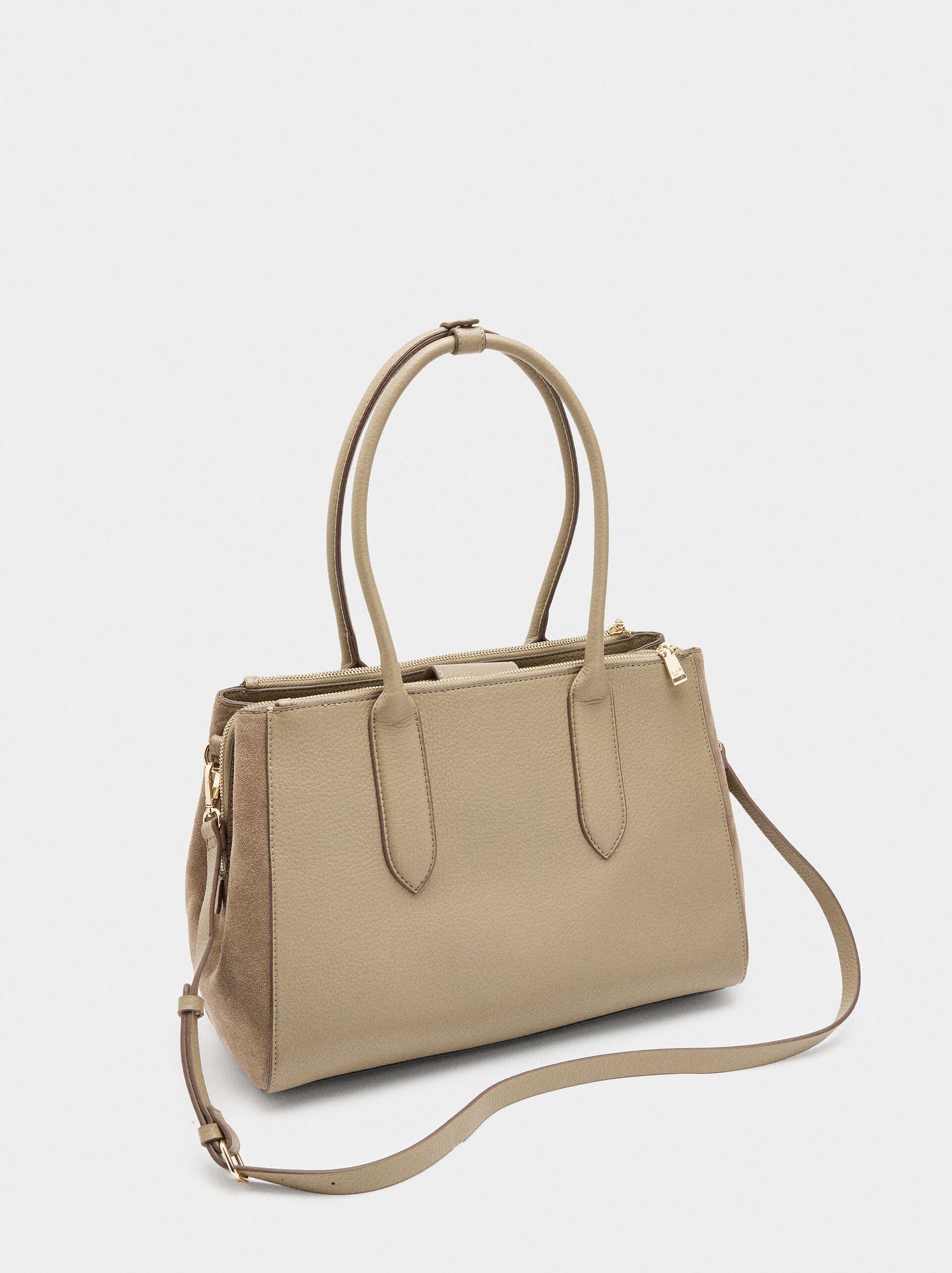 Bag for 13" laptop with leather details image number 3.0