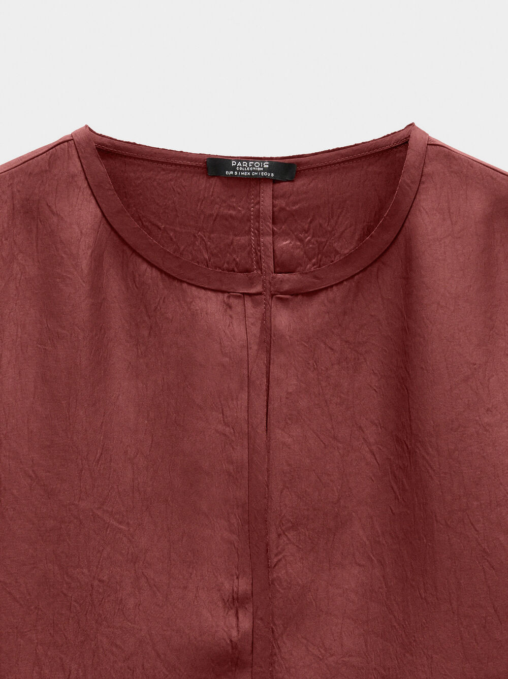 Wrinkled effect blouse
