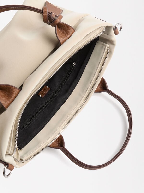 Tote bag with soft texture