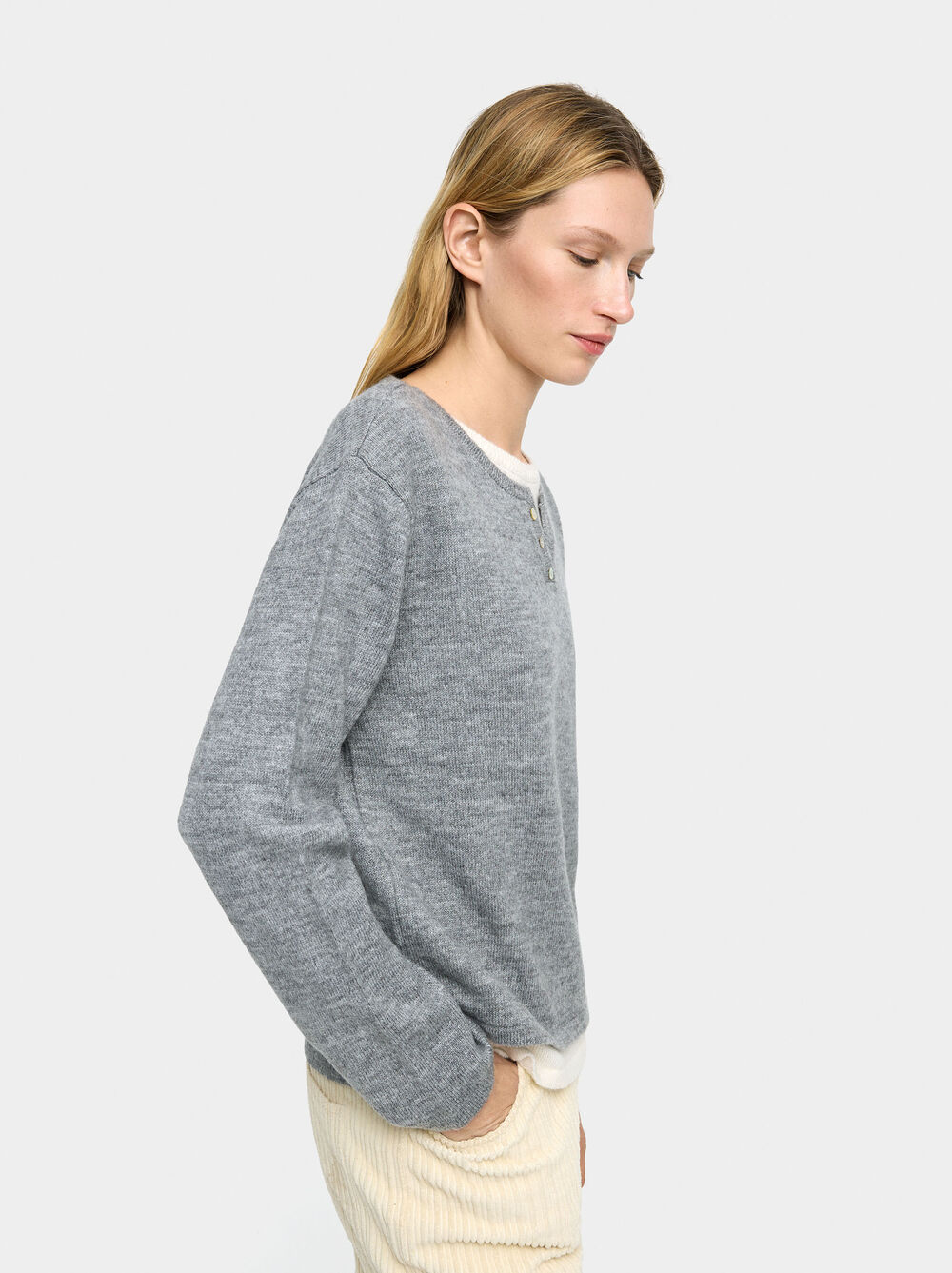 Double knit effect sweater