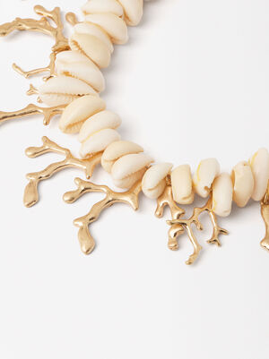 Golden Coral Necklace image number 1.0