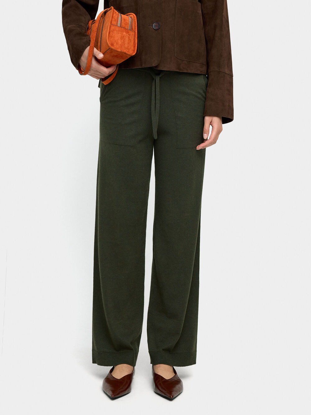 Hose aus glattem Strick