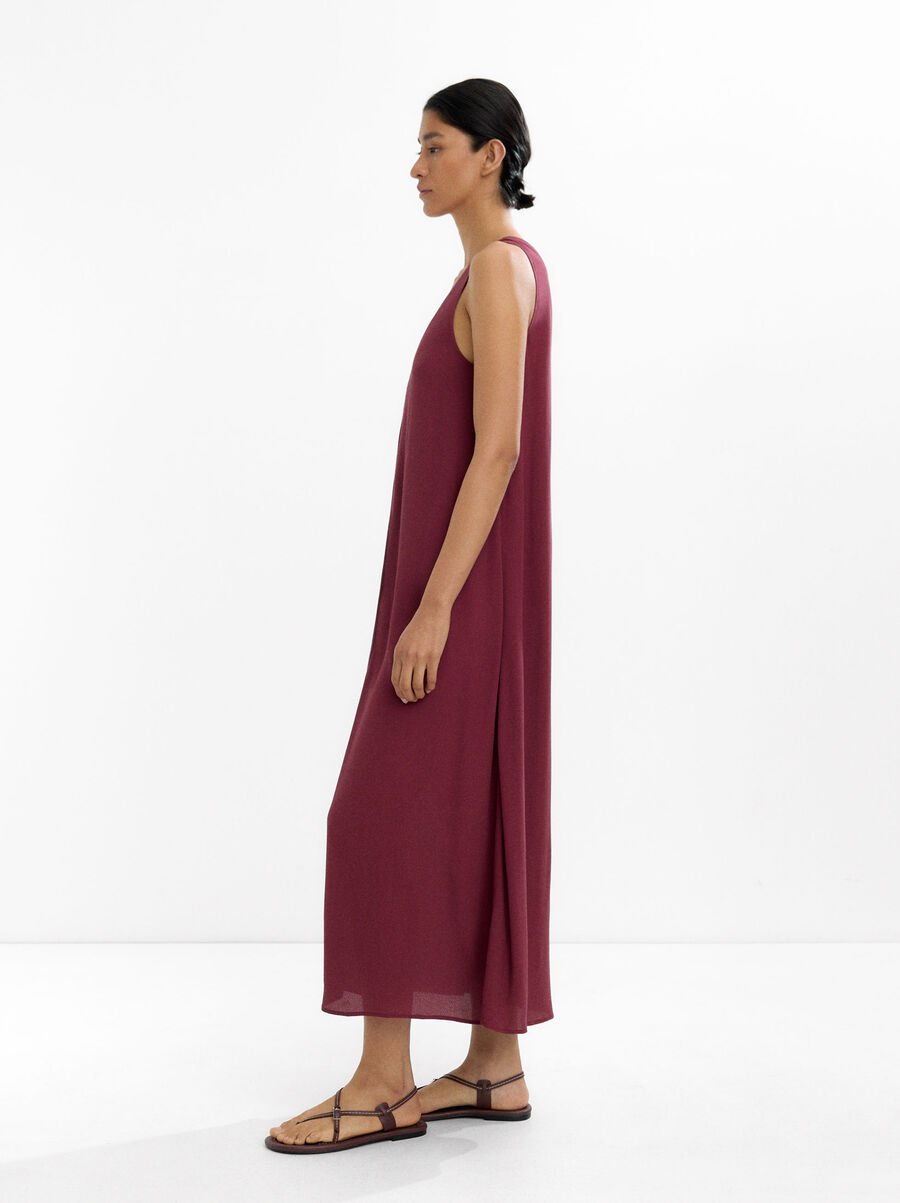 Long dress bead detail