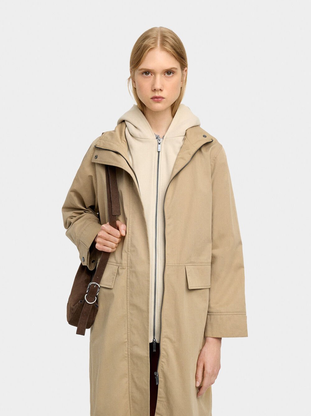 Baumwollparka mit Taschen
