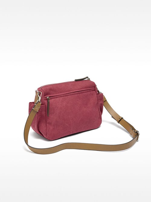 Bolso bandolera de tejido