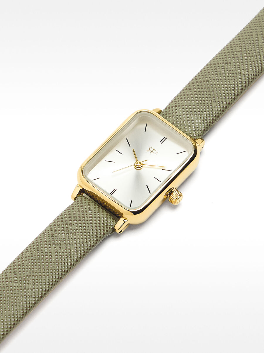 Textured bracelet watch