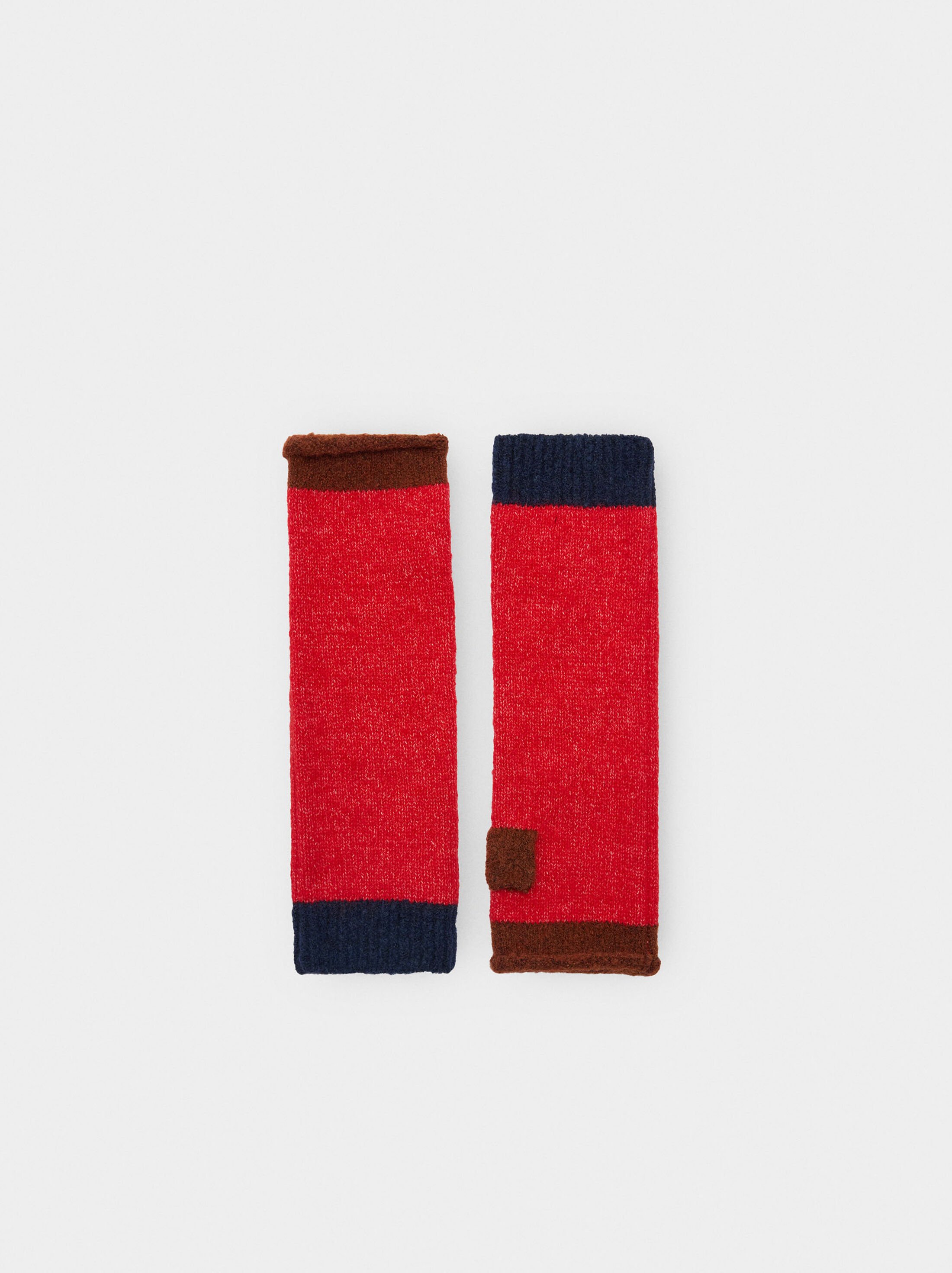 Mittens gloves with wool image number 0.0