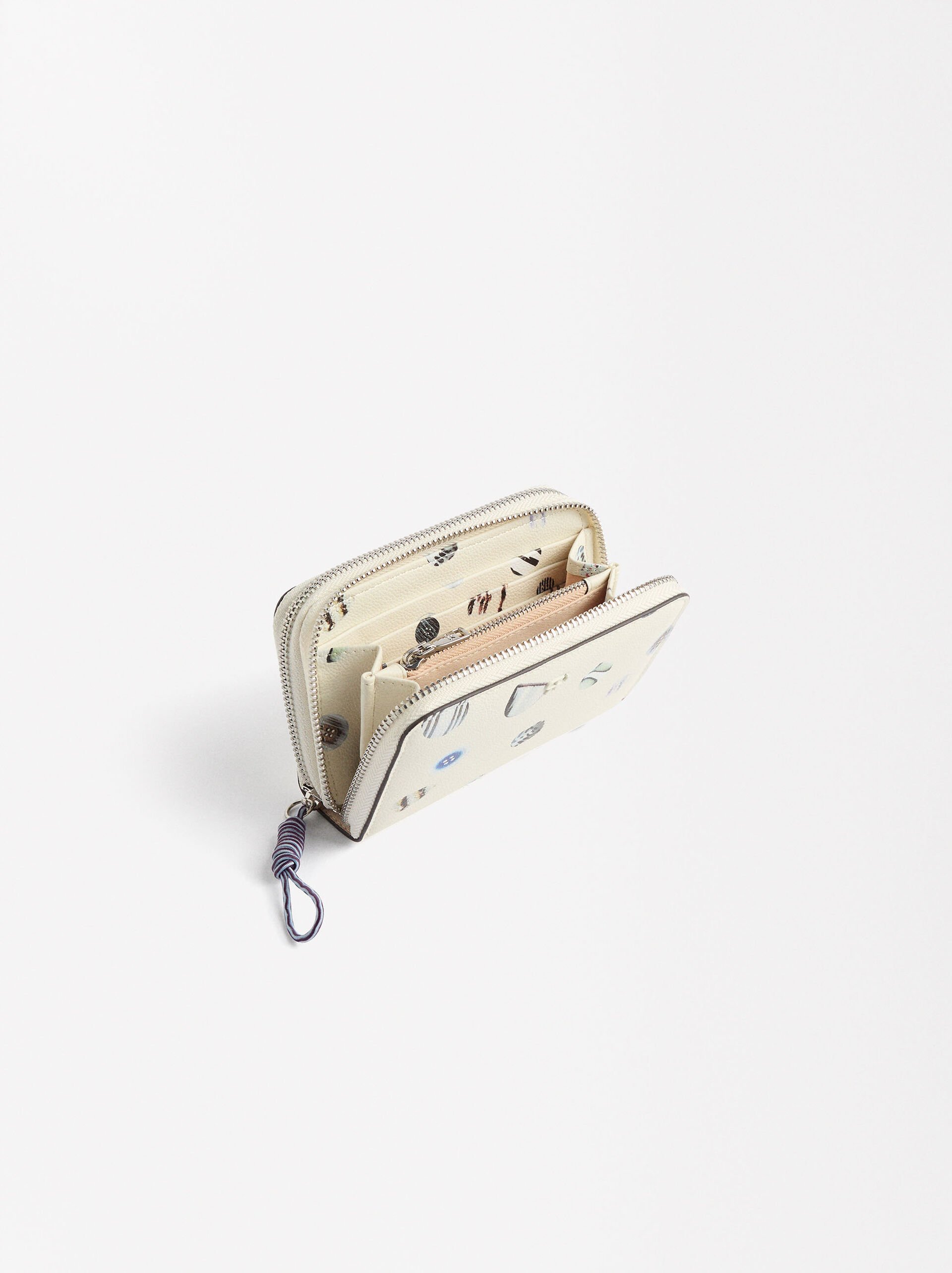 Wallet with double zipper image number 4.0