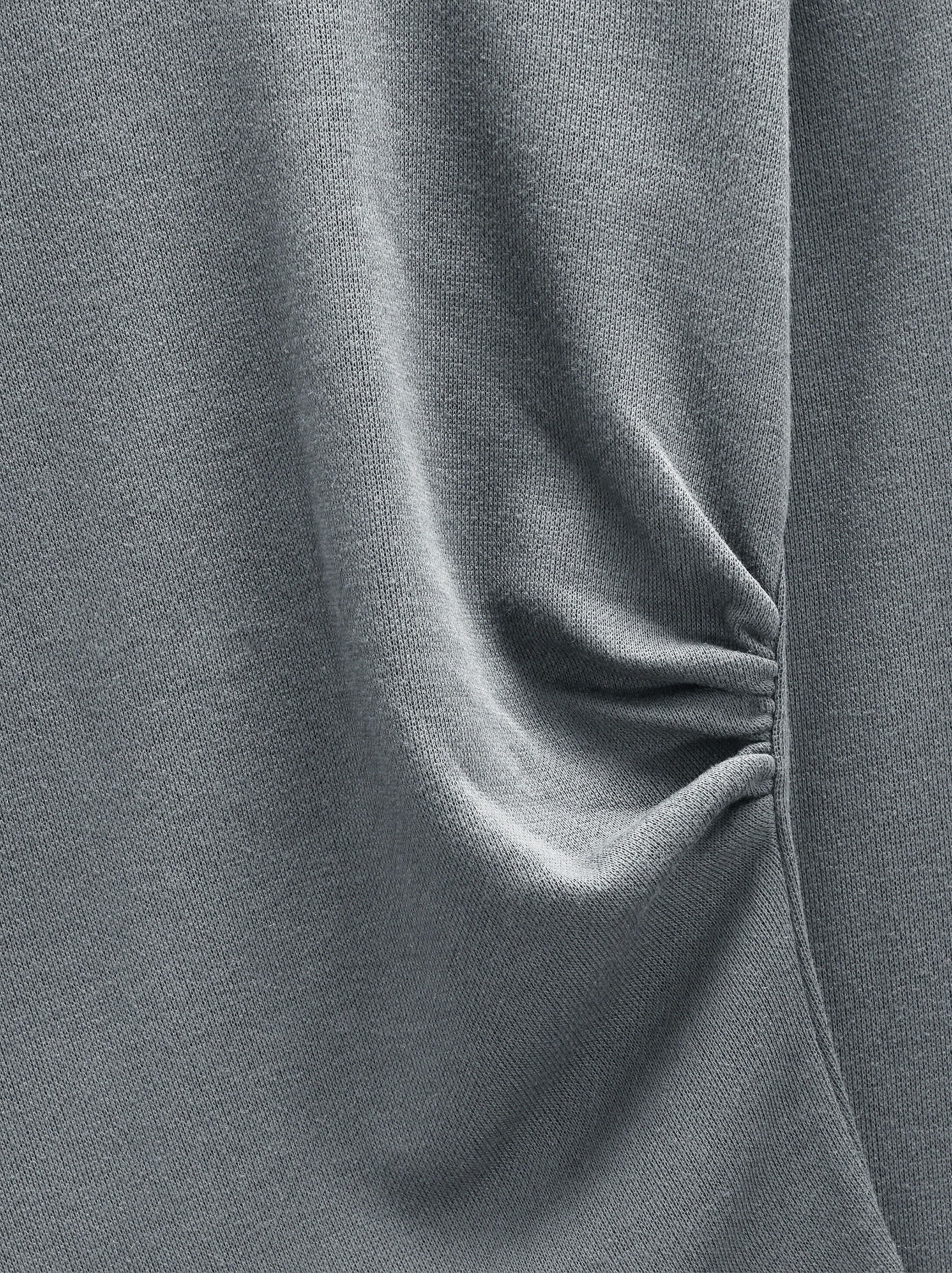 T-shirt with draped detail image number 6.0