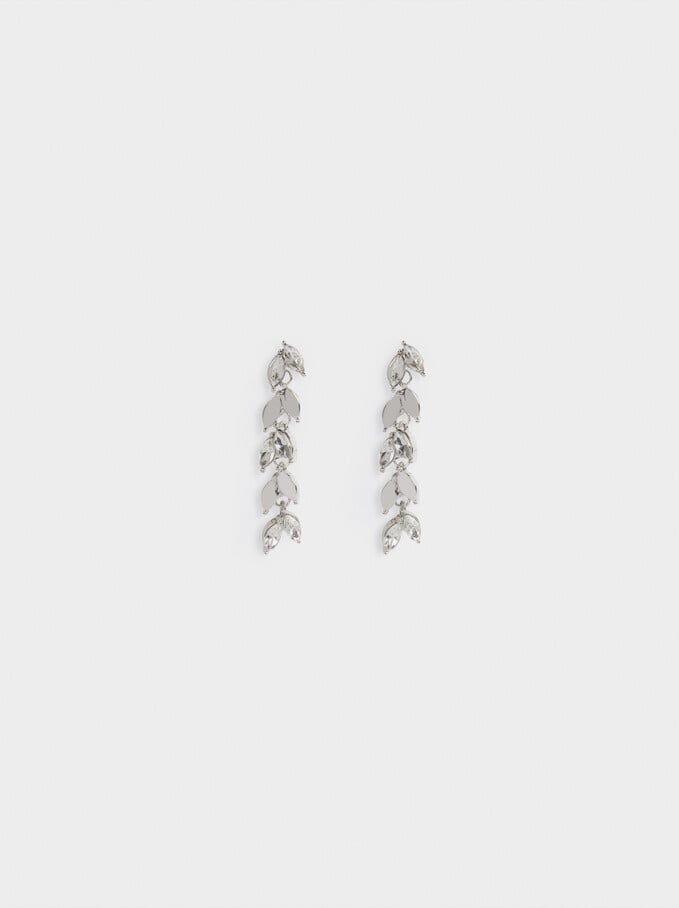 Silver Earrings, Silver, hi-res