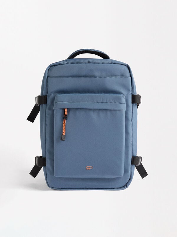 Expandable nylon cabin backpack