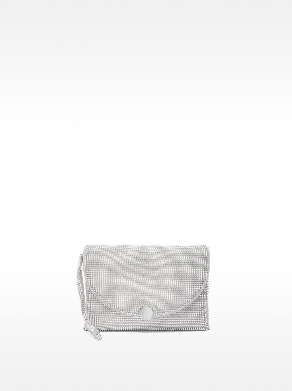 Borsa elegante con tessuto a rete