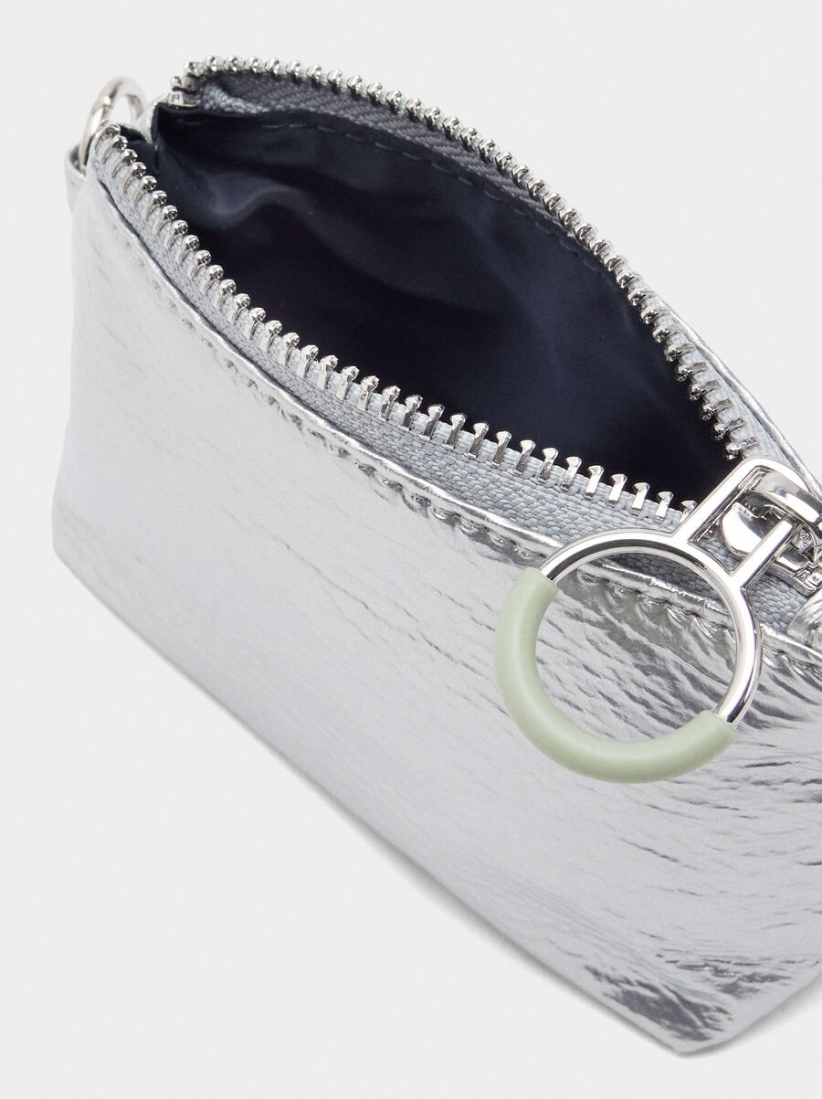 Metallic coin purse