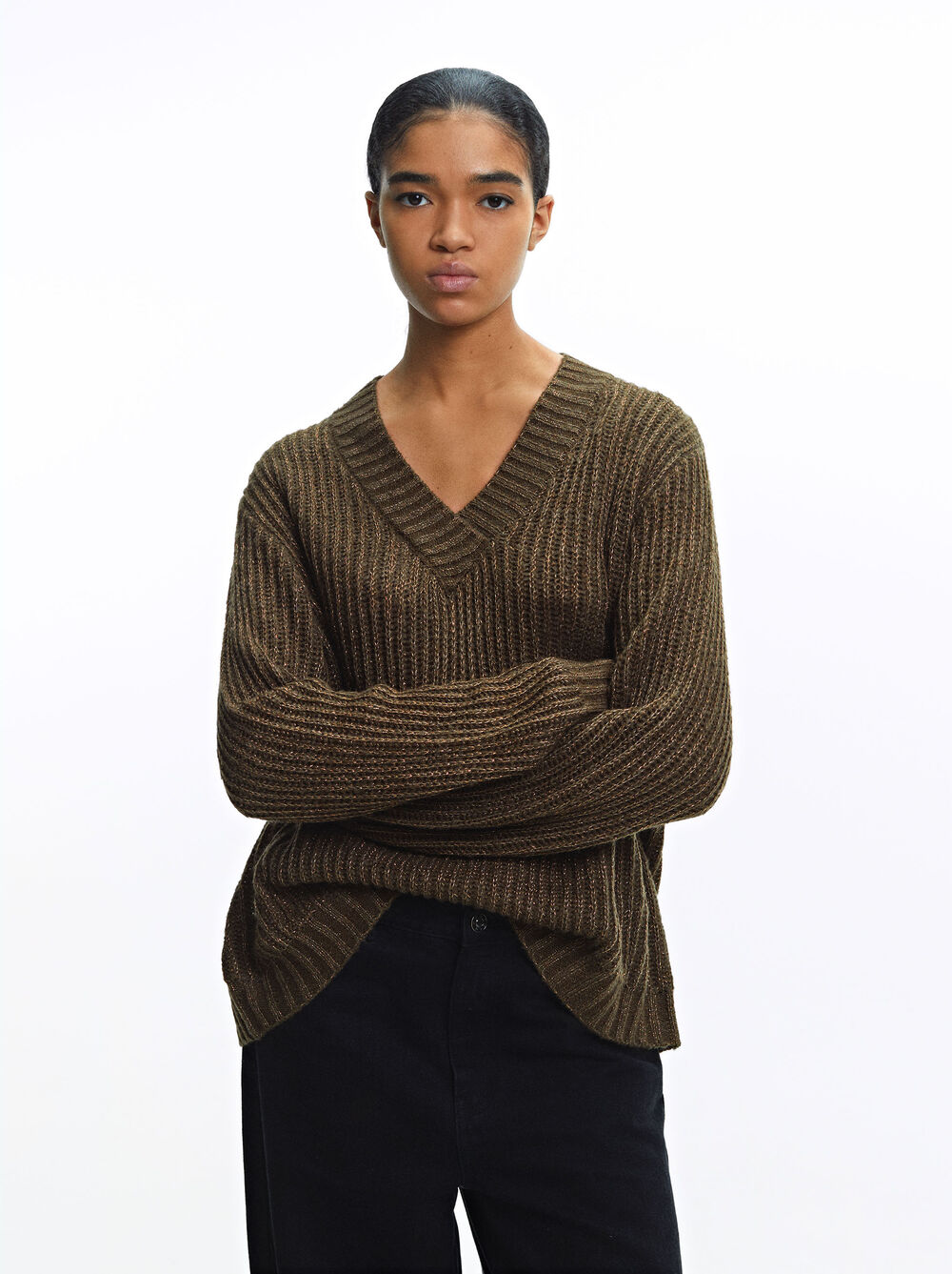 Knit Sweater With Wool