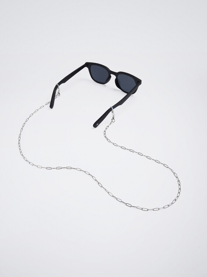 Chain For Sunglasses Or Mask, Silver, hi-res