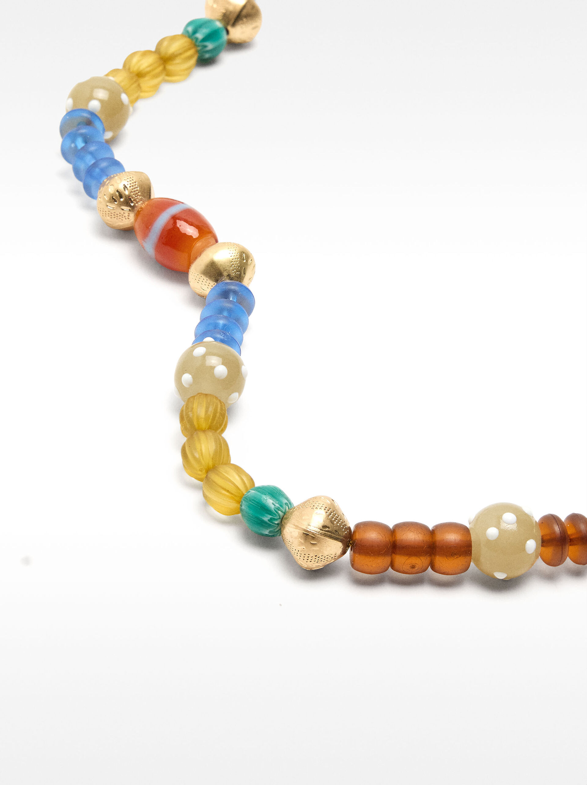 Beaded glass necklace image number 2.0