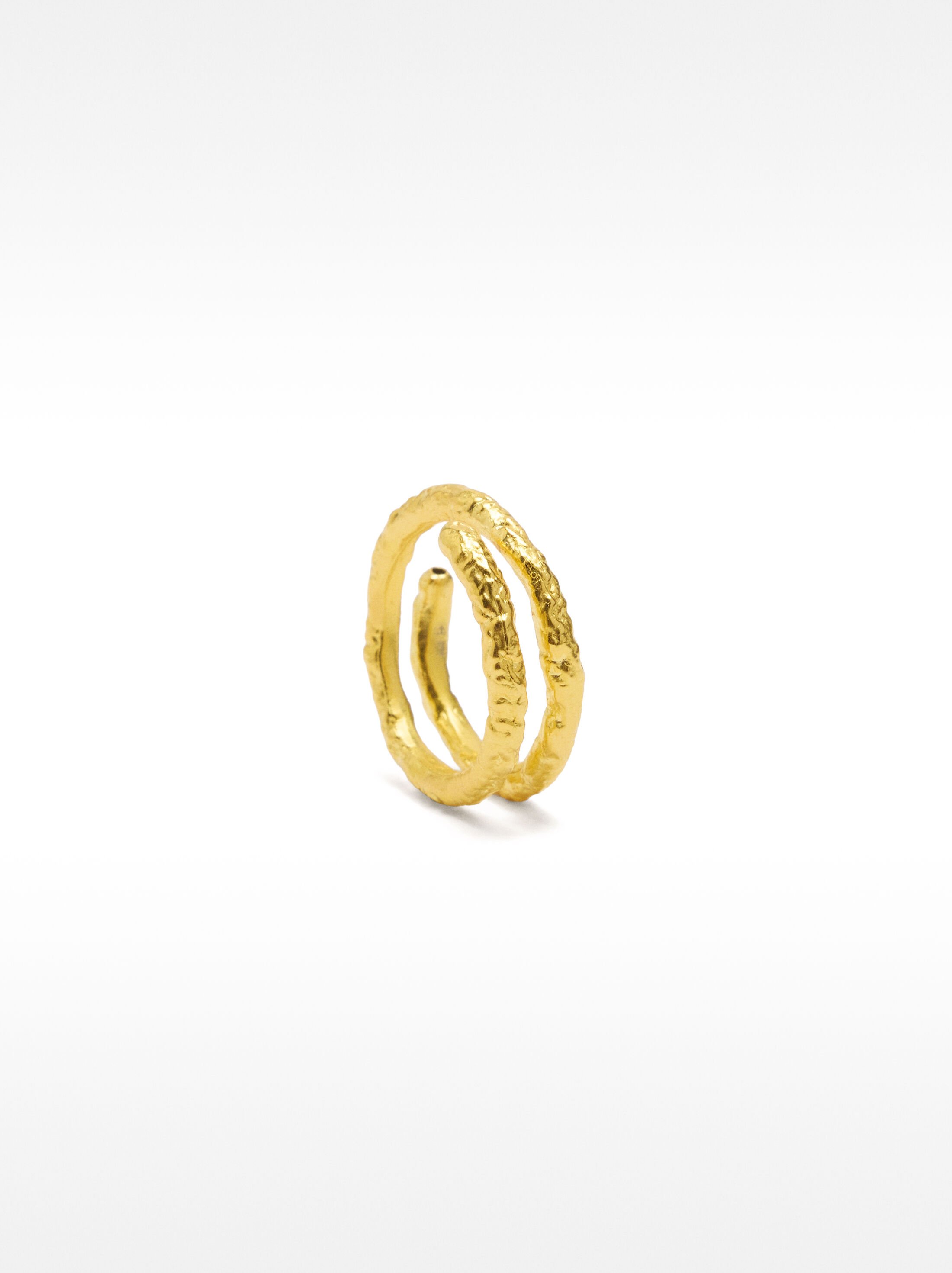 Irregular spiral ring – 925 sterling silver image number 2.0