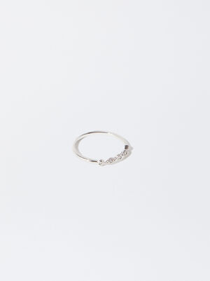 Silver Ring With Zirconia image number 2.0