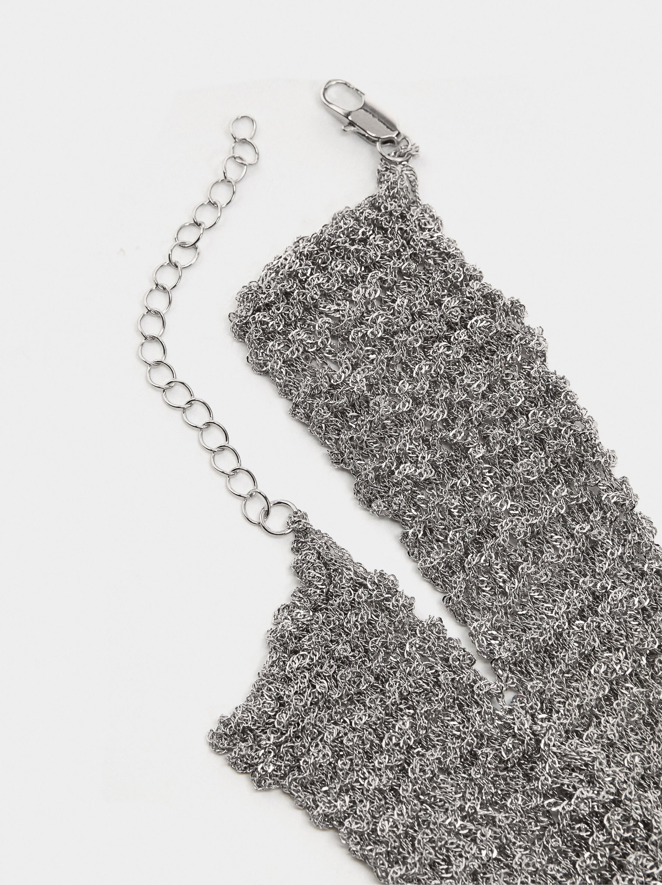 Choker de cadenes creuades image number 2.0