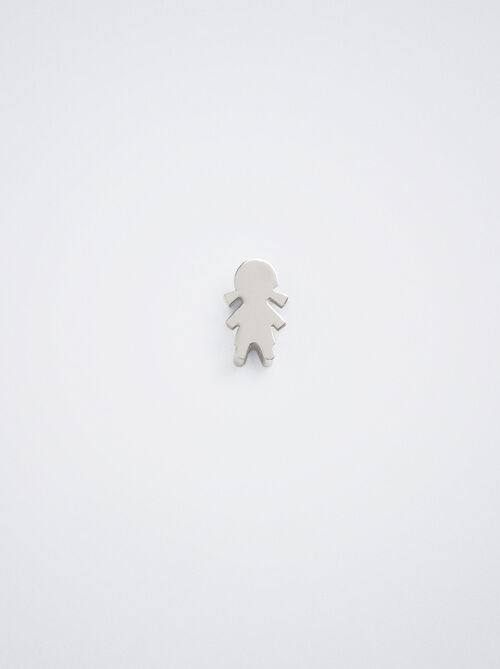 Online Exclusive - Stainless Steel Girl Charm