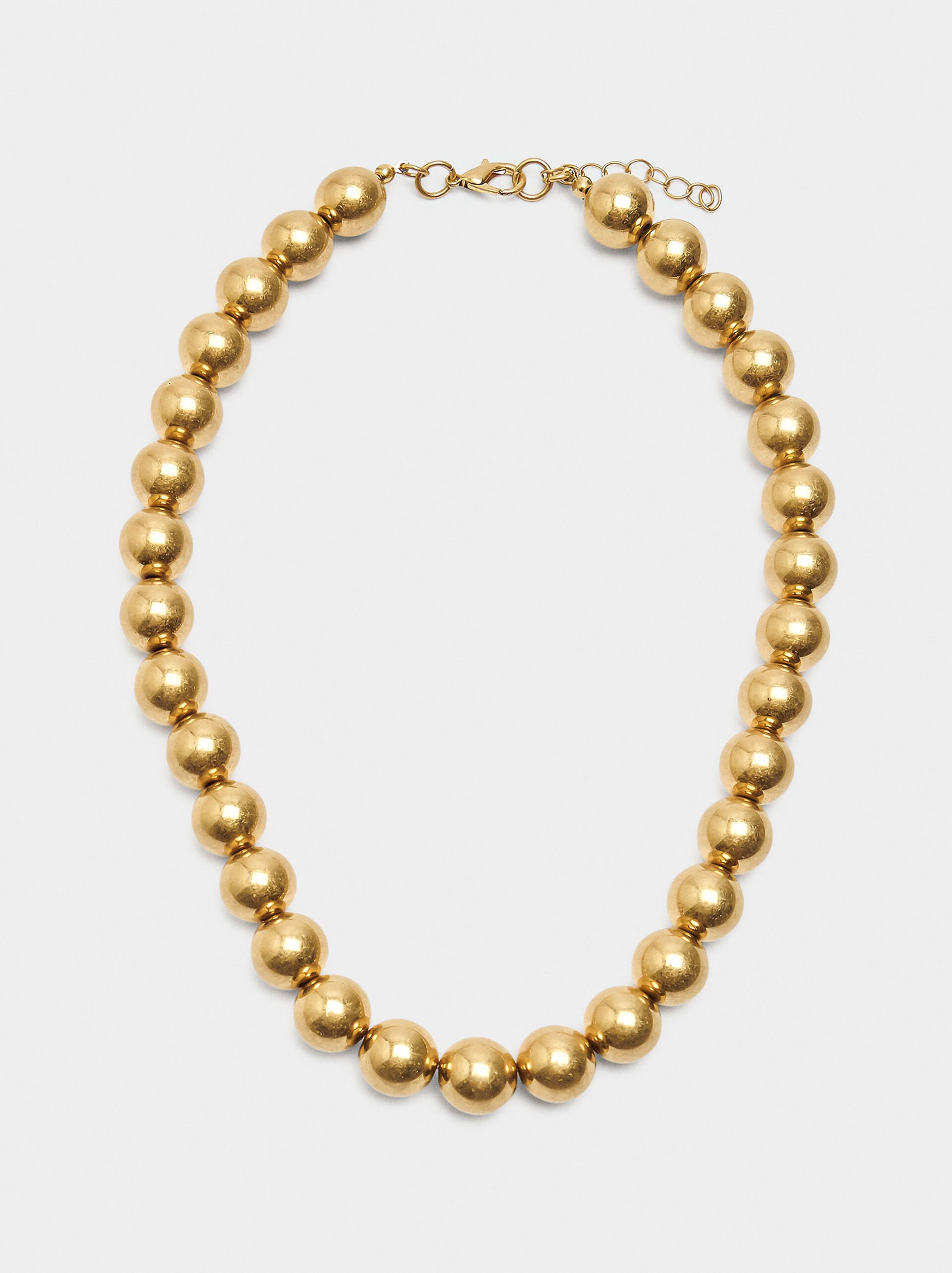 Short necklace with beads image number 2.0